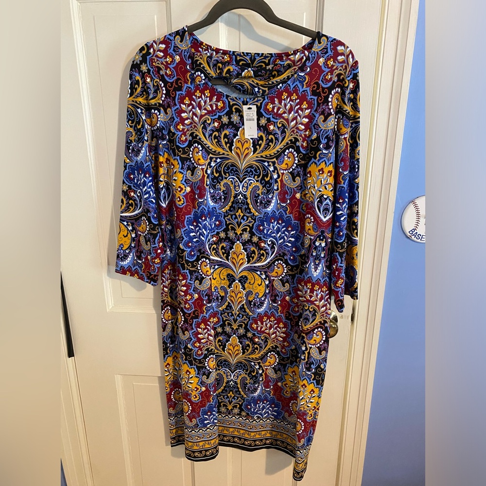 Talbots multicolored dress